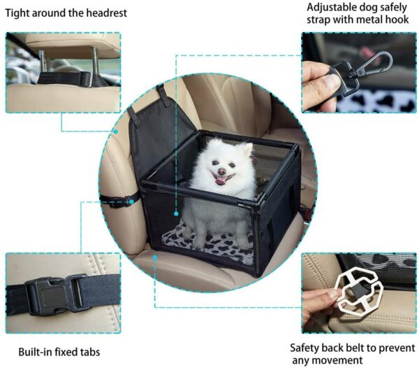 ASIENTO PARA COCHE PARA PERROS