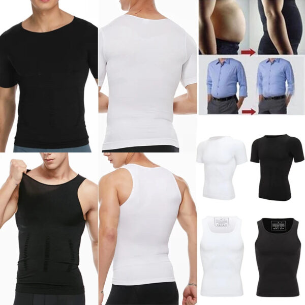 Men Slimming Body Shaper Belly Control Shapewear Man Shapers Modeling Underwear Waist Trainer Corrective Posture Vest Co