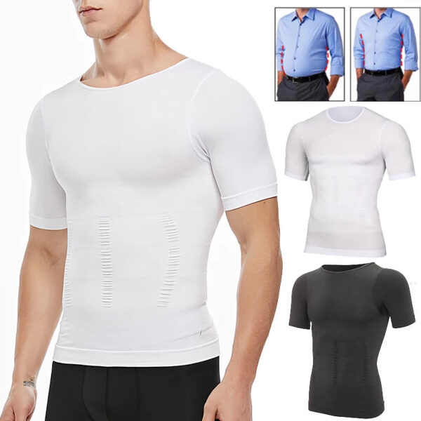 Men Slimming Body Shaper Belly Control Shapewear Man Shapers Modeling Underwear Waist Trainer Corrective Posture Vest Co