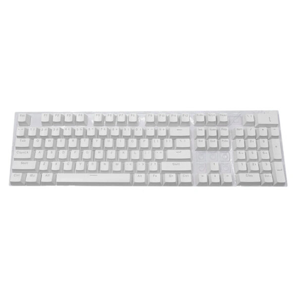 104pcs ABS Universal Mechanical Keyboard Keycaps Ergonomic Blank Keycaps For Cherry MX Keyboard Replacement Backlit Key
