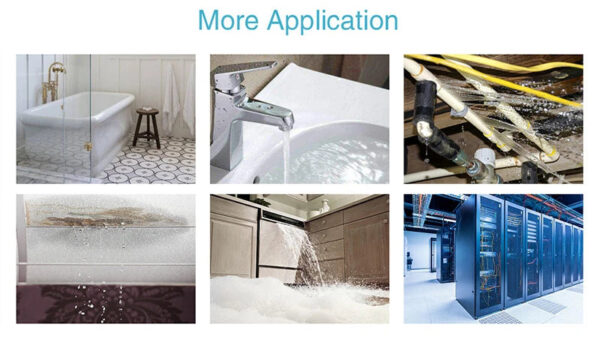 Tuya Smart Flood Leakage Sensor Remote Monitor WiFi Water Overflow Level Detector Water Leak Sensor Security Sound Alarm