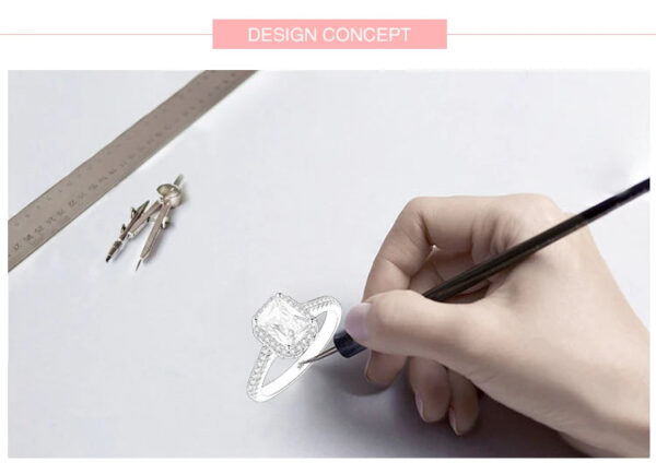 R&J 925 Solid Silver Rings For Women Wedding Jewelry Bijoux AAAAA zirconia vintage Accessories Engagement Bague Bijouter
