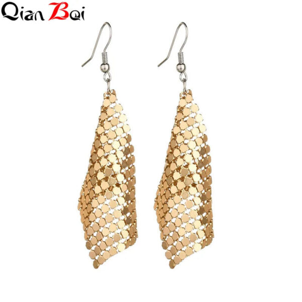QianBei Long Dangle Earrings For Women Tassel Bohemia Earrings Fashion Bijouterie Hot Sale Fashion Jewelry