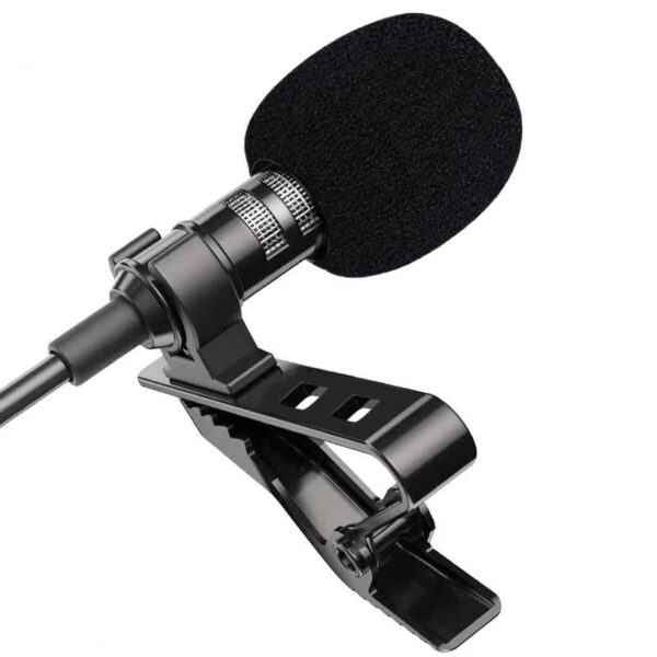 1.5m Mini Portable Lavalier Microphone Condenser Clip-on Lapel Mic Wired USB 3.5mm Type-C Microfon For Phone for Laptop
