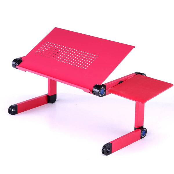 Adjustable Laptop Desk Stand Portable Aluminum Ergonomic Lapdesk For TV Bed Sofa PC Notebook Table Desk Stand With Mouse