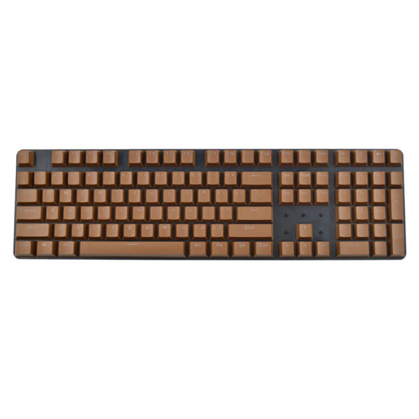 104pcs ABS Universal Mechanical Keyboard Keycaps Ergonomic Blank Keycaps For Cherry MX Keyboard Replacement Backlit Key