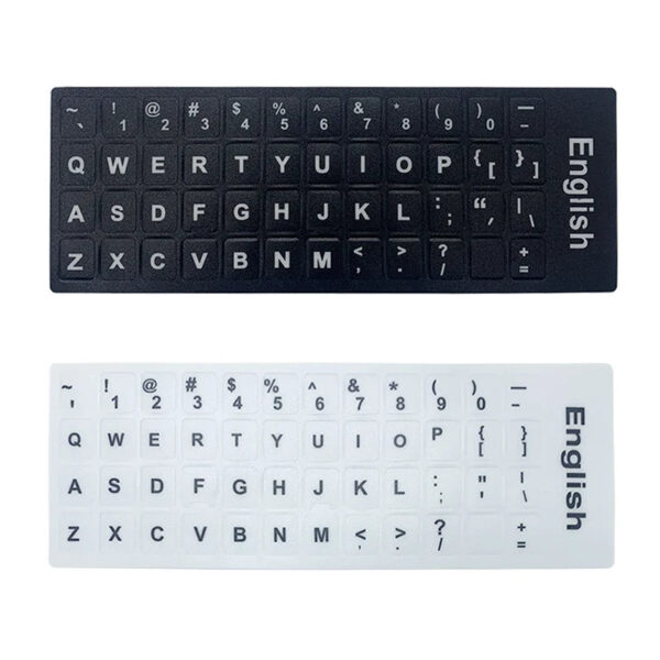 Keyboard Letters Replacement Sticker English/Korean/Spanish/Italiano/Language for Computer Laptop Notebook Desktop