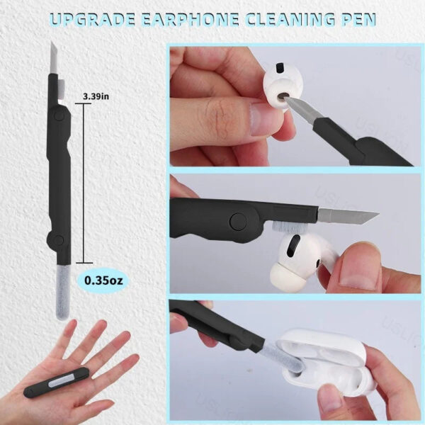 7-in-1 Cleaner Kit Computer Keyboard Cleaner Brush Kit Earphone Cleaning Pen For AirPods Headset Phone Clean Tools Keyca