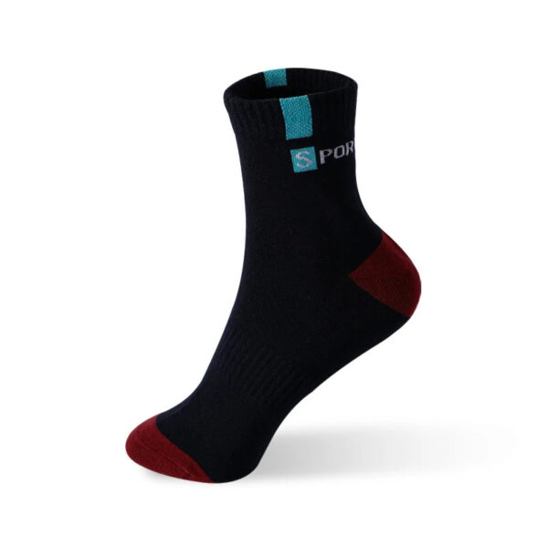 5 Pairs Size 37-43 Men Bamboo Fiber Autumn Winter Men Socks Breathable Cotton Sports Sock Breathable Deodorant Business