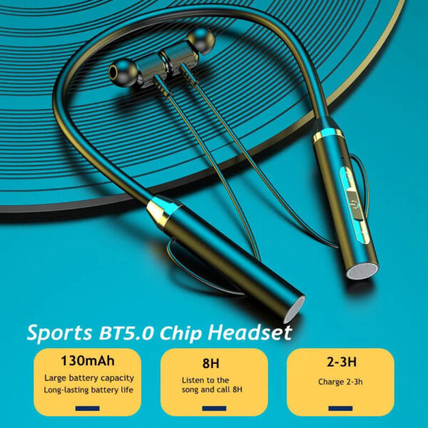 # Hanging Neck Wireless Bluetooth Headset Magnetic Suction Wireless Headphones Stereo Noise Reduction Sports Bluetooth E