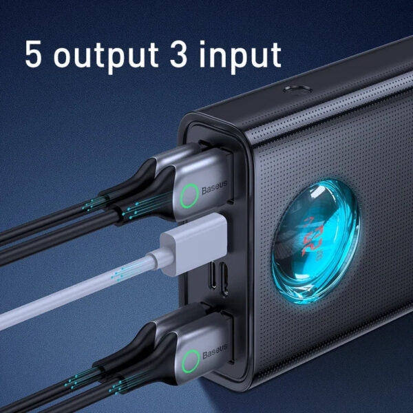 Baseus Power Bank 30000mAh 65W PD3.0 Quick Charging 3.0 FCP SCP Portable External For iPhone 14 12 13 Laptop Tablet Powe