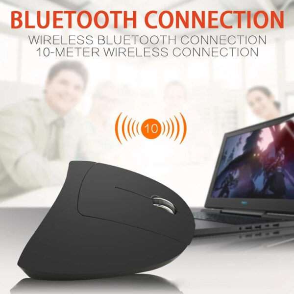Vertical Wireless USB Mouse Ergonomic Rechargeable Portable PC Gamer For Computer Laptop Notebook Mause Gaming Accessori