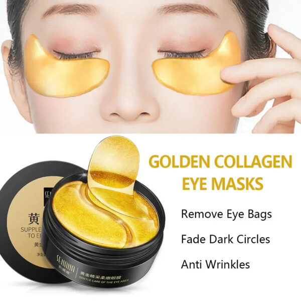 Skincare Products 24K Gold Hyaluronic Acid Eye Mask Remove Dark Eye Circles Collagen Eye Patches Korean Face Care Produc