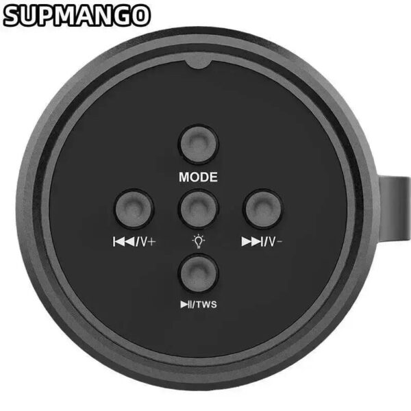 1201 High Power Wireless Bluetooth Speakers Powerful Portable Sound Box Subwoofer Car Audio Bass Player Sound System LED