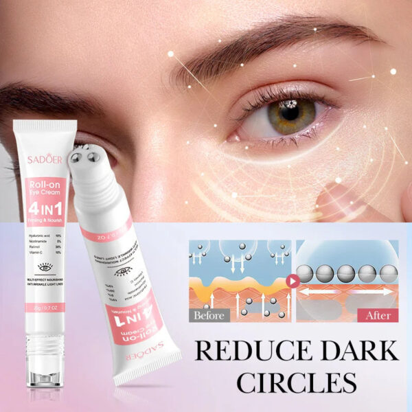Instant Eye Bag Remove Cream Retinol Anti-Wrinkle Firming Skin Fade Fine Lines Anti Dark Circle Puffiness Brighten Eye S