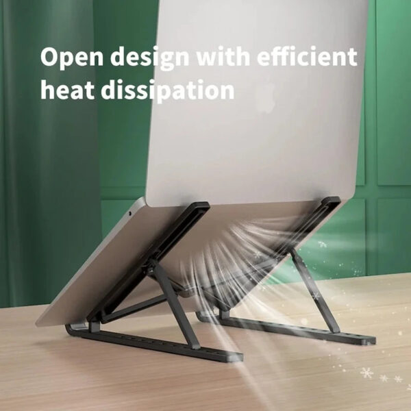 Foldable Laptop Stand Adjustable Portable Notebook Bracket Support Base ABS Holder For Macbook Air Pro Accessories Conve