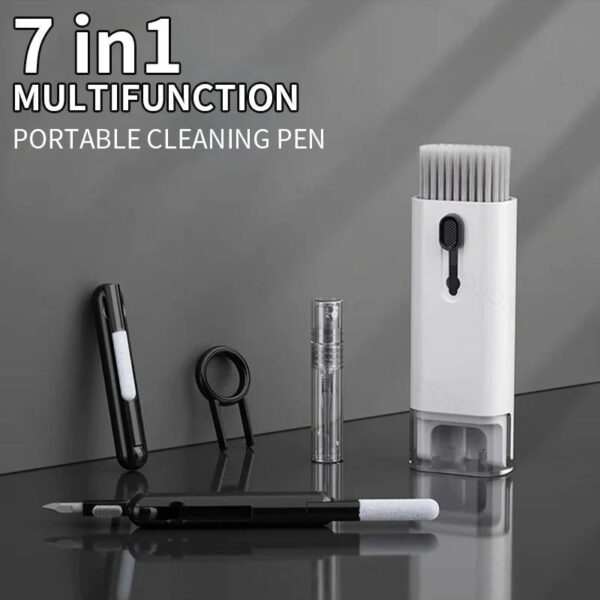 7-in-1 Cleaner Kit Computer Keyboard Cleaner Brush Kit Earphone Cleaning Pen For AirPods Headset Phone Clean Tools Keyca