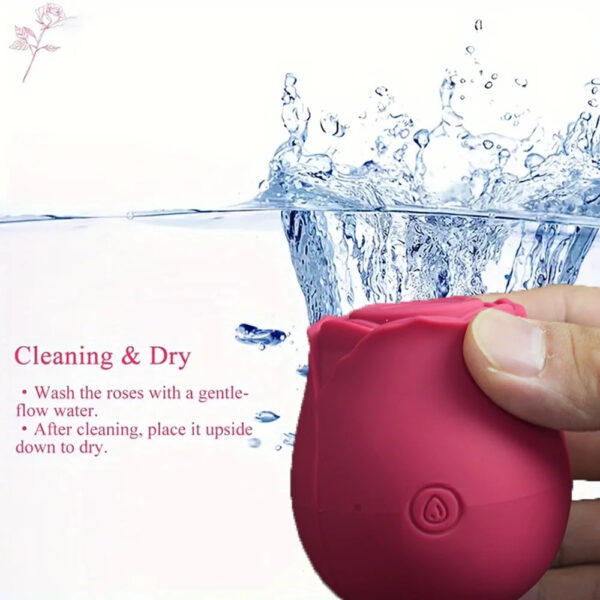 Rose Shape Vagina Sucking Vibrator Intimate Good Nipple Sucker Oral Licking Clitoris Sex Stimulator G Spot Vibrators for