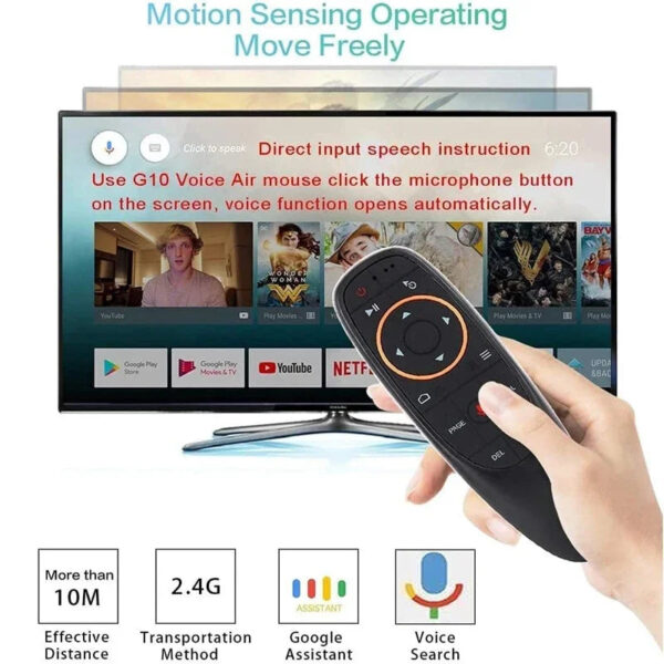 G10S Mouse Remote Control Voice Remote Control 2.4G RF USB Wireless Remote Control With 6-axis Gyroscope For PC Smart An