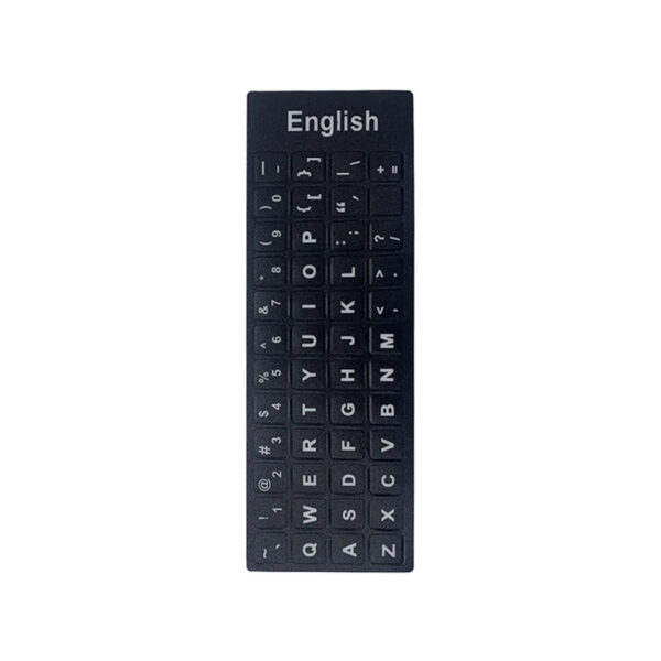 Keyboard Letters Replacement Sticker English/Korean/Spanish/Italiano/Language for Computer Laptop Notebook Desktop