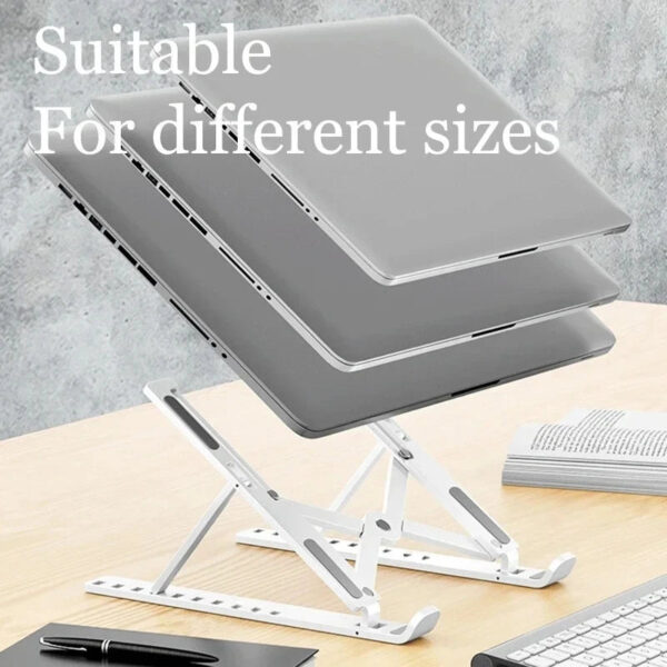 Foldable Laptop Stand Adjustable Portable Notebook Bracket Support Base ABS Holder For Macbook Air Pro Accessories Conve