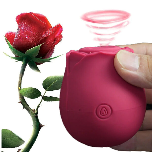 Rose Shape Vagina Sucking Vibrator Intimate Good Nipple Sucker Oral Licking Clitoris Sex Stimulator G Spot Vibrators for