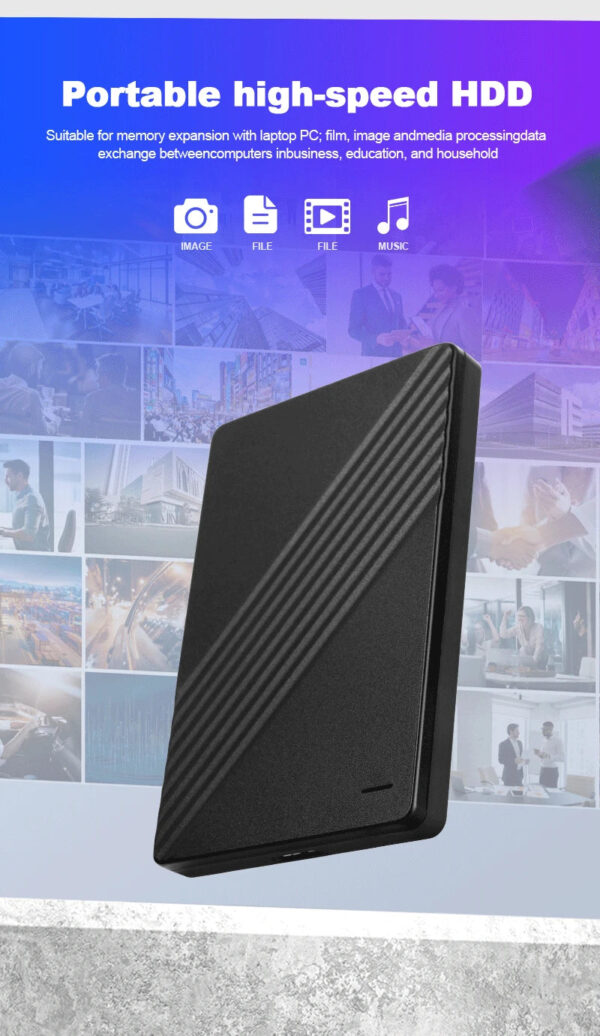Portable External HD 1TB External Hard Drive HDD 500GB 250GB Memory USB 3.0 High Speed Flash Drive For Laptop PC MacBook