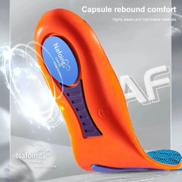 1 Pair New Sports Elasticity Insoles Elasticity Shock Absorption Breathable Running Insoles