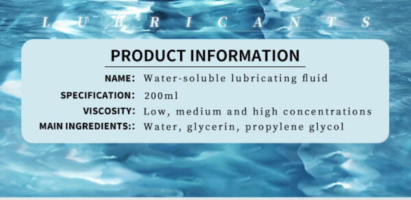Anal Lubrication Water-based Sex lubricant 200ml Love Gel Sex lube Couples Gay Vaginal Orgasm Oil Sex Masturbation Lubri