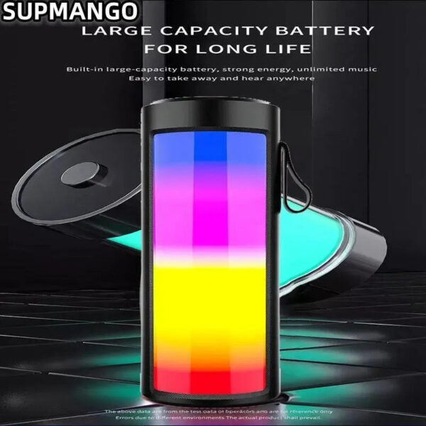 1201 High Power Wireless Bluetooth Speakers Powerful Portable Sound Box Subwoofer Car Audio Bass Player Sound System LED