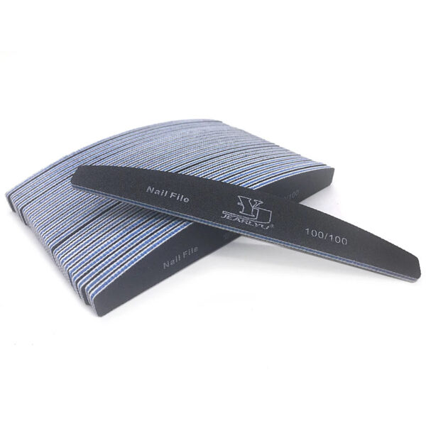 5Pcs/Lot Nail File Mix Color Limas 80/100/150/180/240 Grit Professional Sandpaper Cuticle Remover Buffer Files Manicure
