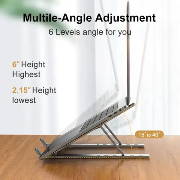Portable Laptop Stand Aluminum Notebook Support Computer Bracket Macbook Air Pro Holder Accessories Foldable Lap Top Bas