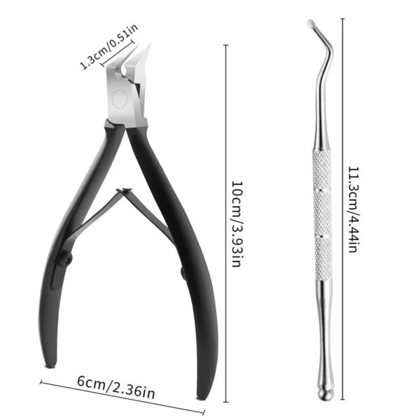 Toe Nail Clipper For Ingrown Or Thick Toenails Toenails Trimmer Professional Podiatrist Toenail Nipper With Stainless St
