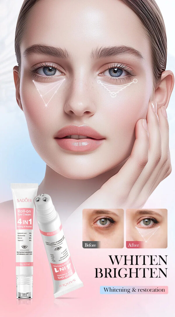 Instant Eye Bag Remove Cream Retinol Anti-Wrinkle Firming Skin Fade Fine Lines Anti Dark Circle Puffiness Brighten Eye S