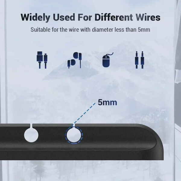 1/2pcs Silicone USB Cable Organizer Cable Winder Desktop Tidy Management Clips Cable Holder for Mouse Headphone Wire Org