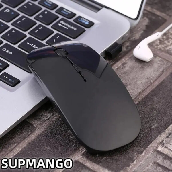 Wireless Mouse USB Mute Office Home Desktop Computer Laptop Battery Ultra Thin Mouse Wireless