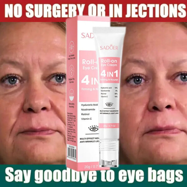 Instant Eye Bag Remove Cream Retinol Anti-Wrinkle Firming Skin Fade Fine Lines Anti Dark Circle Puffiness Brighten Eye S