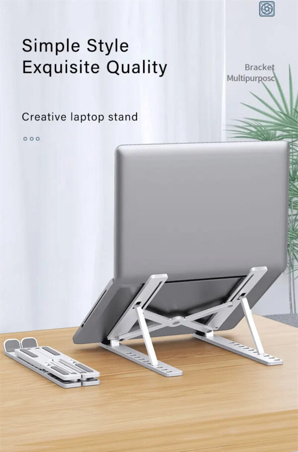 Foldable Laptop Stand Adjustable Portable Notebook Bracket Support Base ABS Holder For Macbook Air Pro Accessories Conve