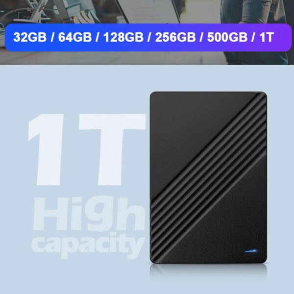 Portable External HD 1TB External Hard Drive HDD 500GB 250GB Memory USB 3.0 High Speed Flash Drive For Laptop PC MacBook