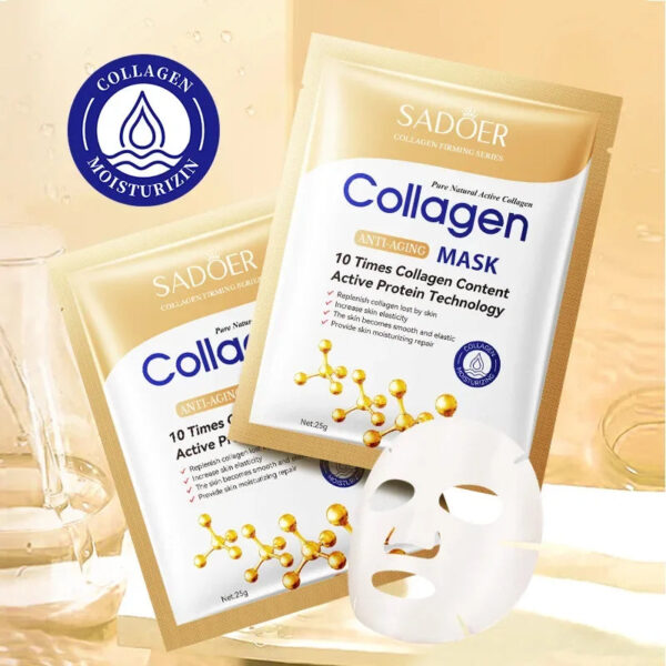 10pcs Anti-wrinkle Collagen Face Mask Moisturizing Anti-aging Repair Brightening skincare Face Sheet Mask Facial Masks S
