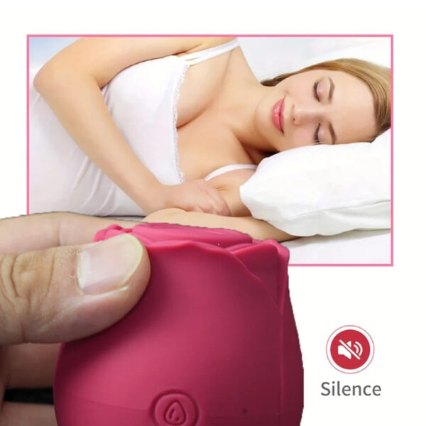 Rose Shape Vagina Sucking Vibrator Intimate Good Nipple Sucker Oral Licking Clitoris Sex Stimulator G Spot Vibrators for
