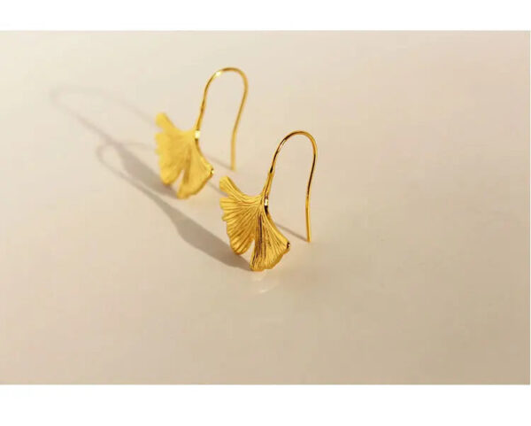 Earrings for Women Leaf Monstera Jewelry Gold Plated Bijouterie Female Leaves Gift Piercing