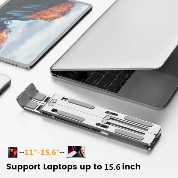 Portable Laptop Stand Aluminum Notebook Support Computer Bracket Macbook Air Pro Holder Accessories Foldable Lap Top Bas
