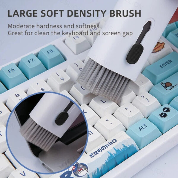 7-in-1 Cleaner Kit Computer Keyboard Cleaner Brush Kit Earphone Cleaning Pen For AirPods Headset Phone Clean Tools Keyca