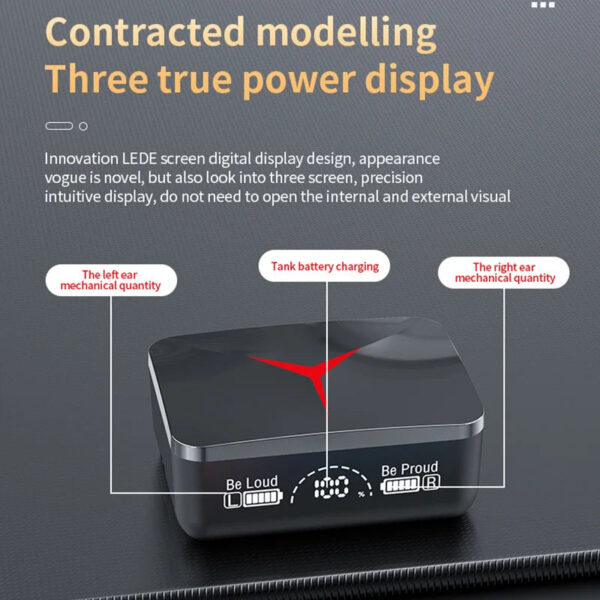 M90 Wireless Headphones TWS Bluetooth Touch Control Earphones Sport Earbuds Hifi Stereo Gaming Headset With Mic For smar