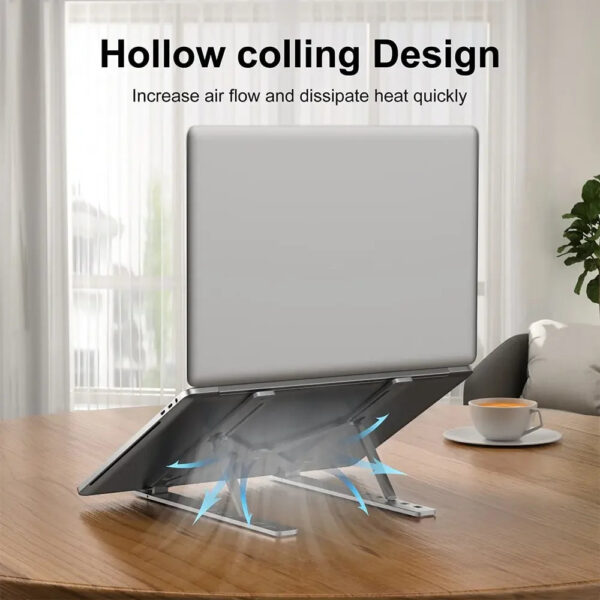 Portable Laptop Stand Aluminum Notebook Support Computer Bracket Macbook Air Pro Holder Accessories Foldable Lap Top Bas