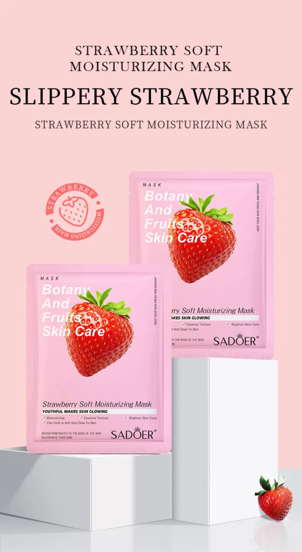 8pcs Natural Plant Face Mask Beauty Skincare Facial Masks Moisturizing Firming Hydrating Facial Mask Face Care Korean Co