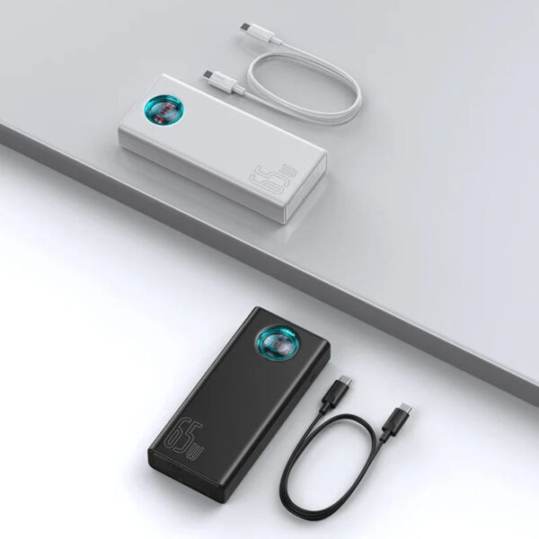 Baseus Power Bank 30000mAh 65W PD3.0 Quick Charging 3.0 FCP SCP Portable External For iPhone 14 12 13 Laptop Tablet Powe