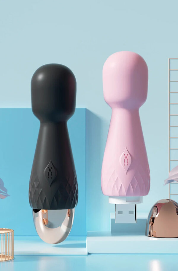 10 Modes Strong Vibration Mini Vibrator Magic Stick USB Charging Massager Clitoris G-Spot Vibrators Sex Toy For Women Ad