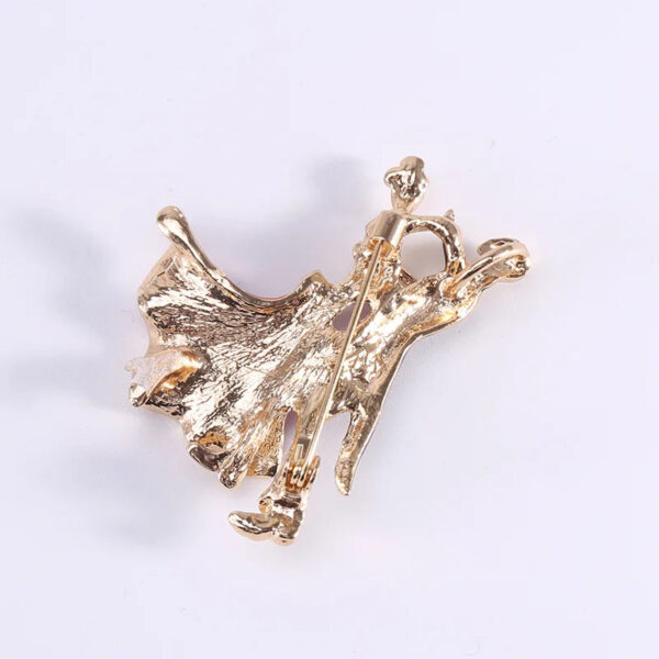 Dancing Princes Dancer Enamel Brooches for Women Men Pin Bijouterie Corsage Clothing Dress Fashion Party Wedding Jewelry